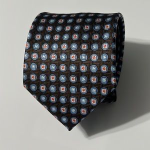 Barberini Brown Men's Tie 100% Silk
